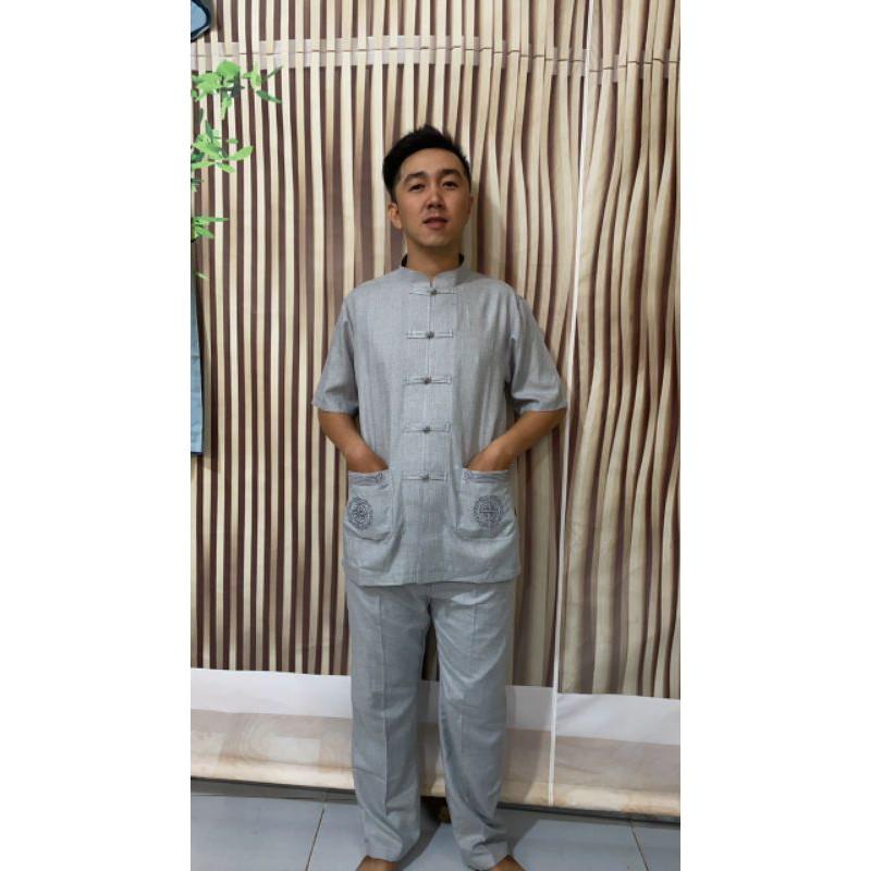 #đồ bộ đi chùa#mẫu nam vải ấn cao cấp