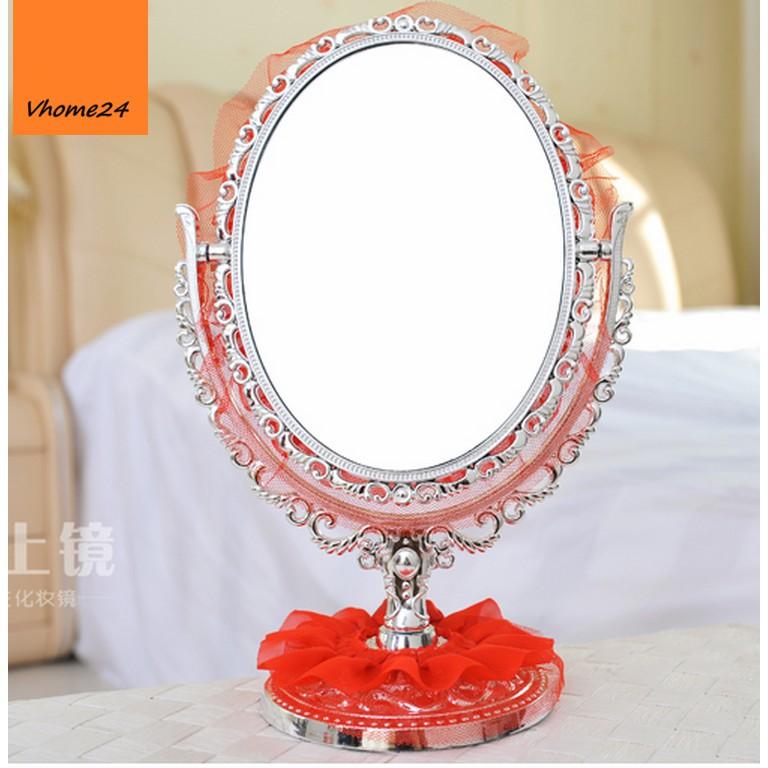 GƯƠNG TRANG ĐIỂM WEDDING GẤU TRÒN