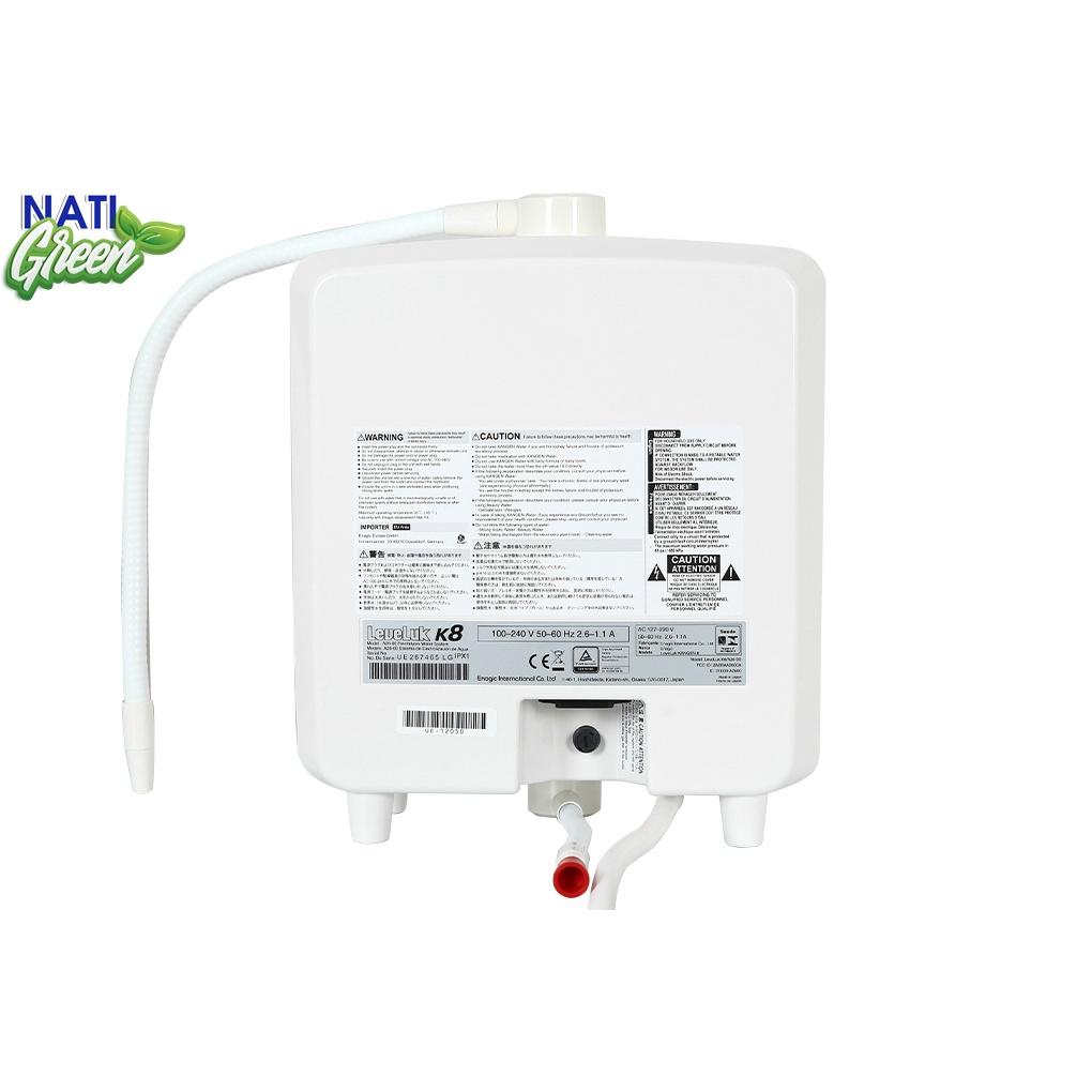 Máy lọc nước ion kiềm Hydrogen Kangenn LeveLuk K8 8 tấm điện cực