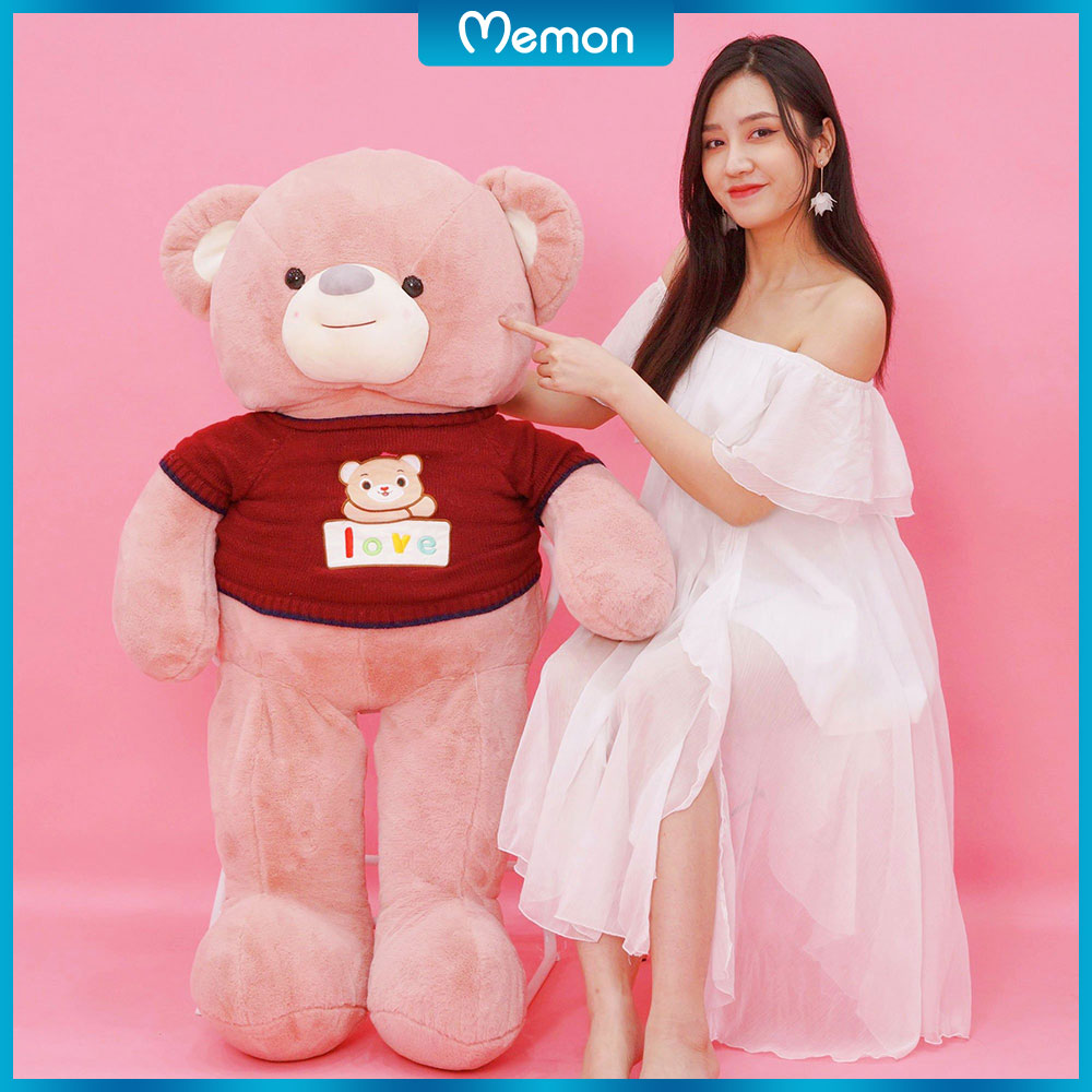 Gấu Bông Teddy Áo Len Gấu Love Cao Cấp