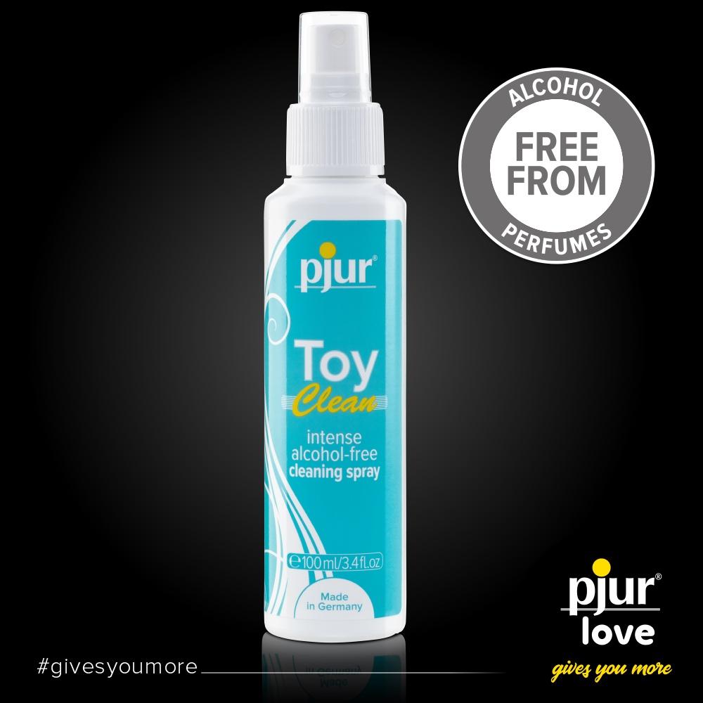 Xịt vệ sinh đồ chơi Pjur Toy Clean 100ml sạch sâu không chứa cồn không hương liệu tránh kích ứng gây mẫn cảm cho da