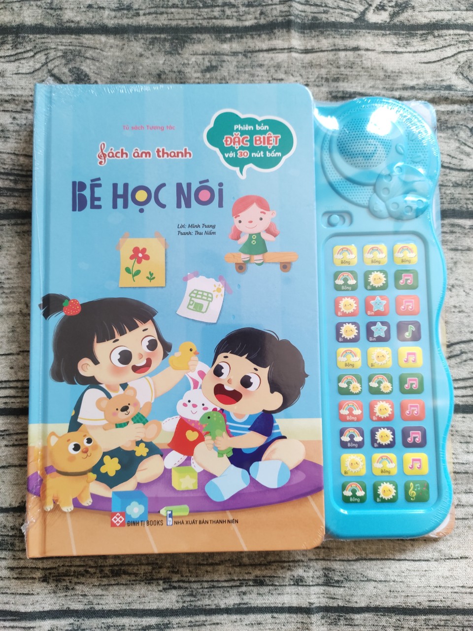 Tủ Sách Tương Tác - Sách Âm Thanh - Bé Học Nói - Phiên Bản Đặc Biệt Với 30 Nút Bấm