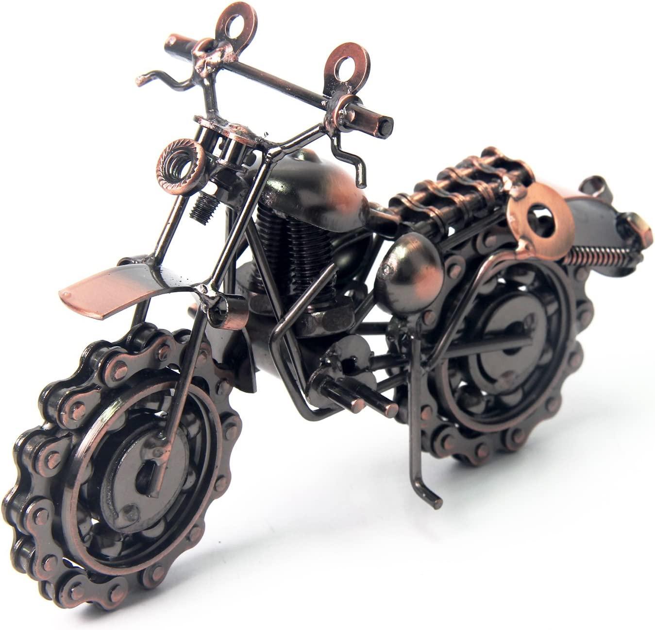 Mô hình xe máy bằng sắt thủ công cổ điển với Chainwheel như tác phẩm điêu khắc nghệ thuật sưu tập dành cho những người yêu thích xe máy