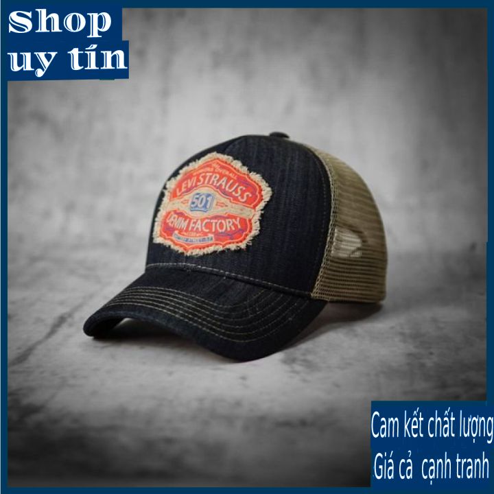 [ Miễn ship / giảm giá ] MŨ NÓN LƯỠI TRAI NAM NỮ CAFE RACER PHỐI LƯỚI CAO CẤP- màu nâu đen