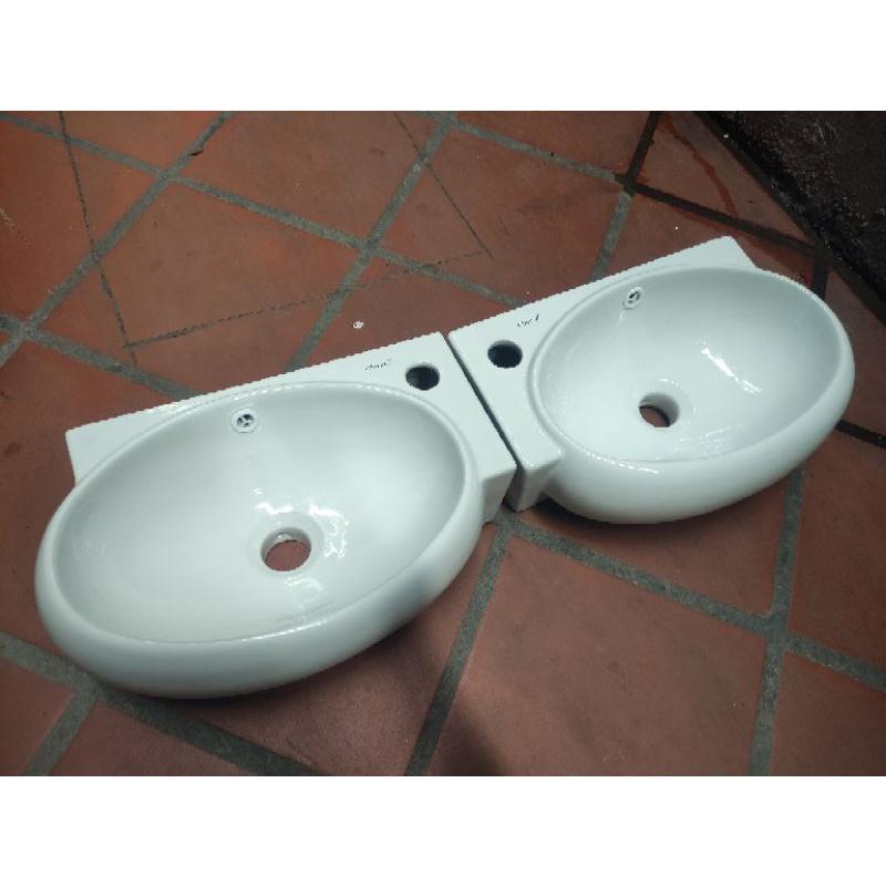 Chậu lavabo mini treo góc hoặc thẳng Choson