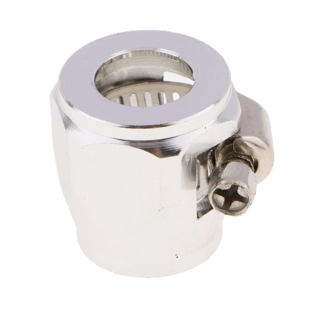 3-4pack Metal Auto Car AN8 Hose End Finisher Fuel Oil Water Line Clip Clamp