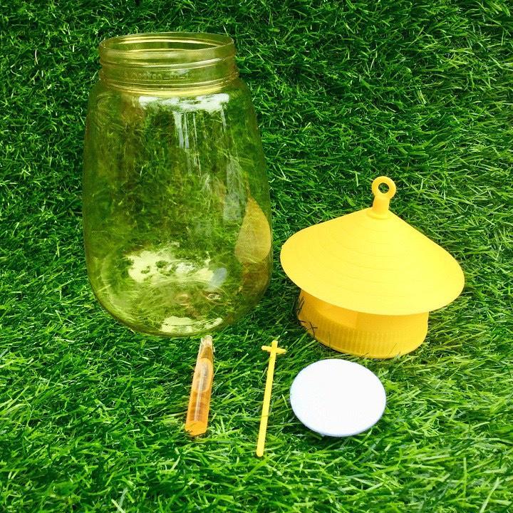 BẪY RUỒI VÀNG HIỆU QUẢ CAO + ỐNG DẪN DỤ , DIỆT TRỪ RUỒI VÀNG GÂY HẠI