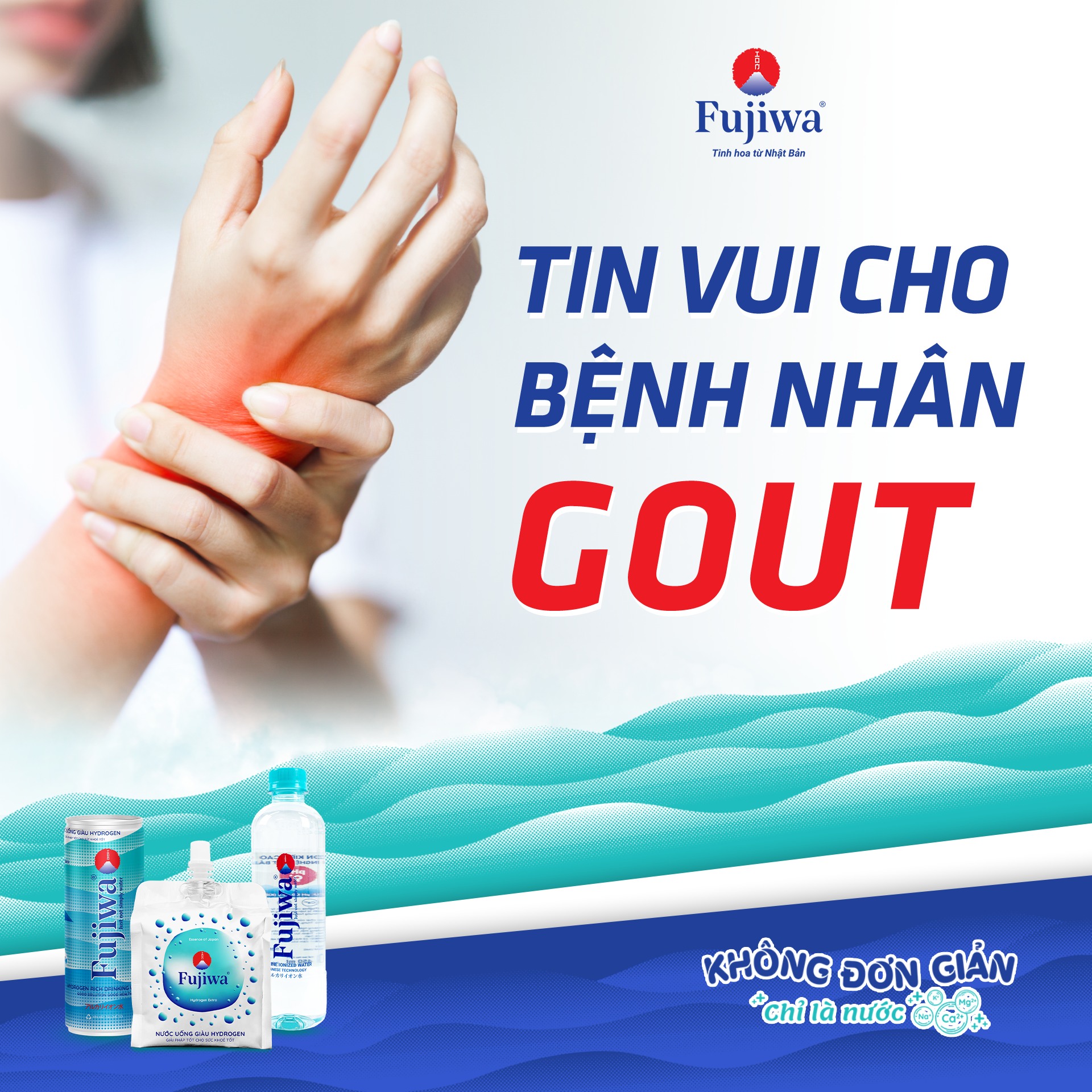 Hình ảnh Nước Uống Giàu Hydrogen Cao Cấp Fujiwa Đóng Lon 330ml - Detox Hỗ trợ tiêu hoá, Cải thiện đường ruột, Giải độc gan