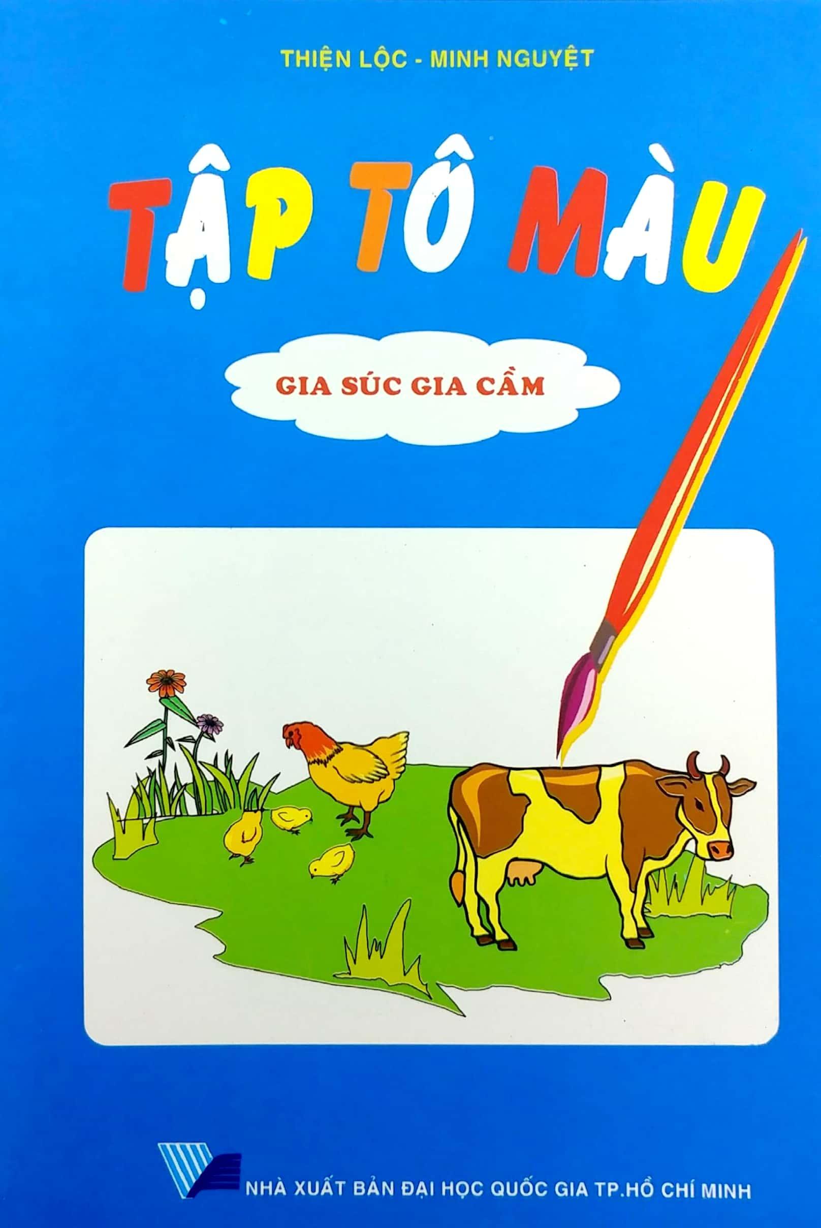 Tập Tô Màu - Gia Súc Gia Cầm