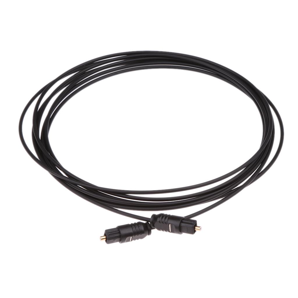OD2.2 Digital Fiber Optical Audio VCR CD MD DVD TosLink Cable Lead Cord