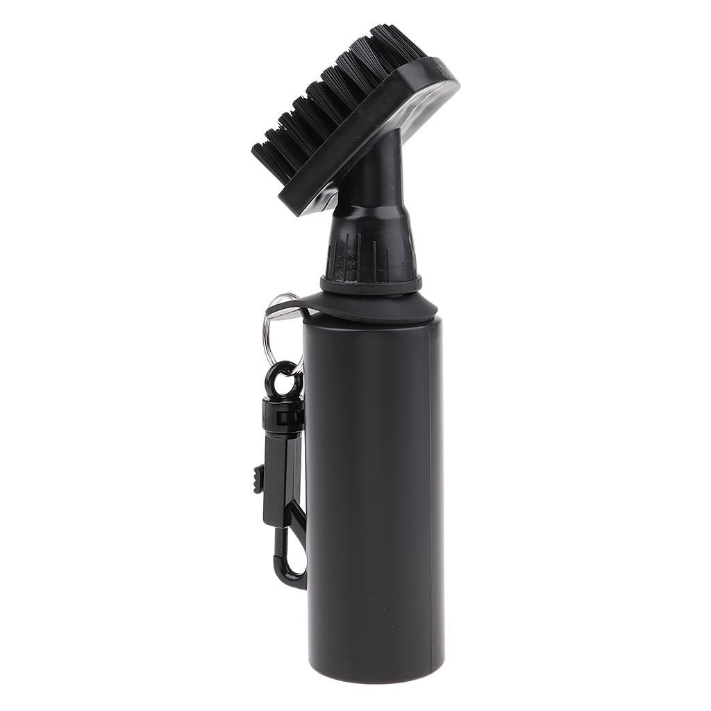 2 Golf Club Brush Golf Cleaning Brush Groove Self-Contained Water with Clip