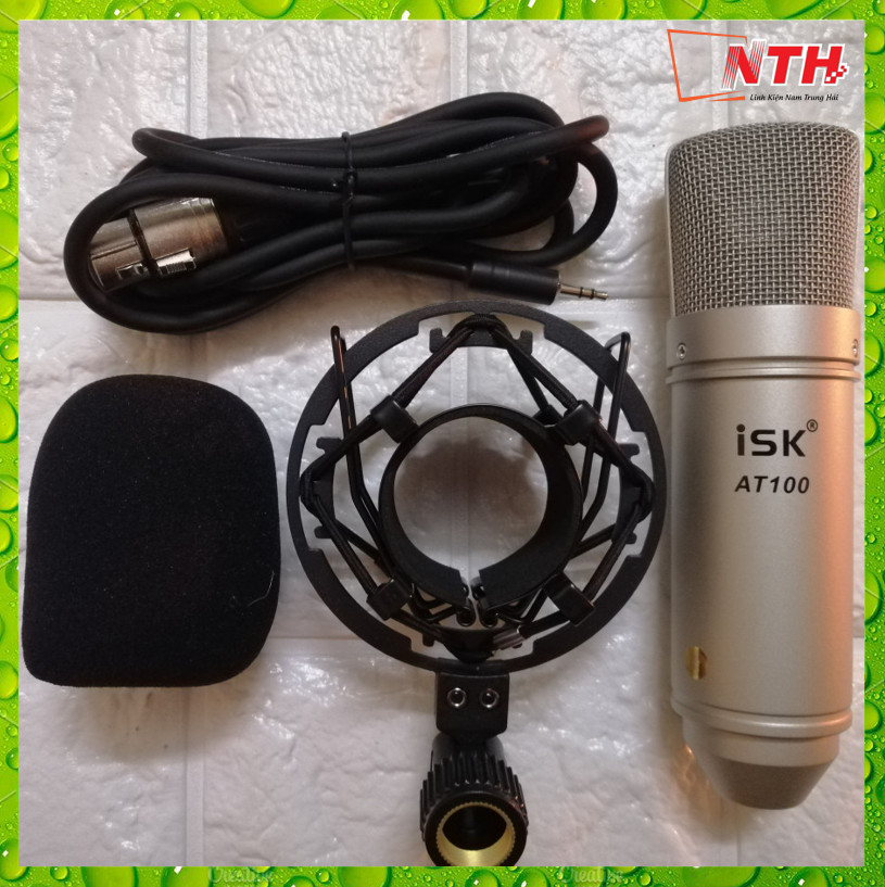 Micro Thu Âm Livestream Karaoke ISK AT100 Cao Cấp, Chất Lượng - Hàng Nhập Khẩu