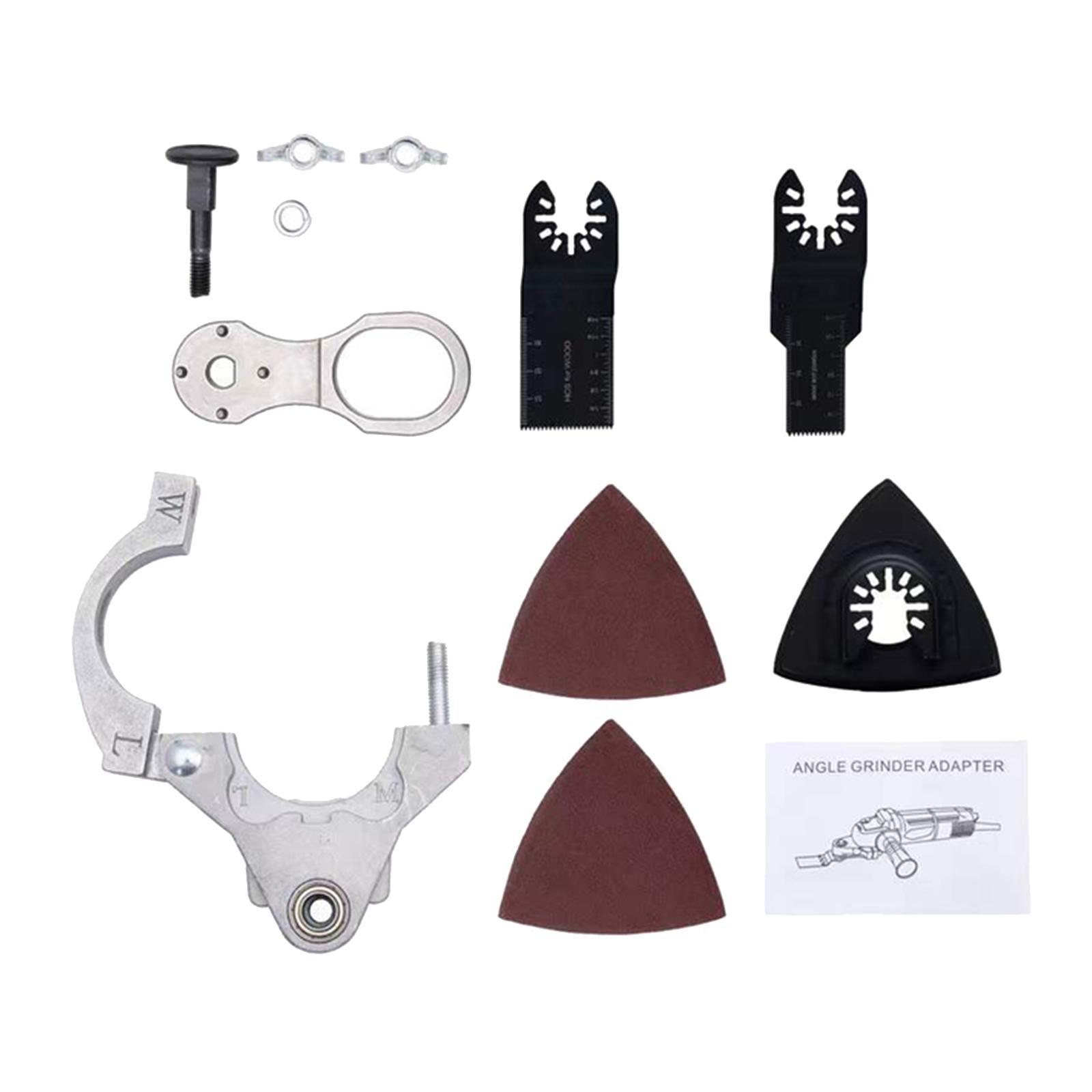 Oscillating Tool Durable Angle Grinder Adapter for Home DIY Cutting Grinding