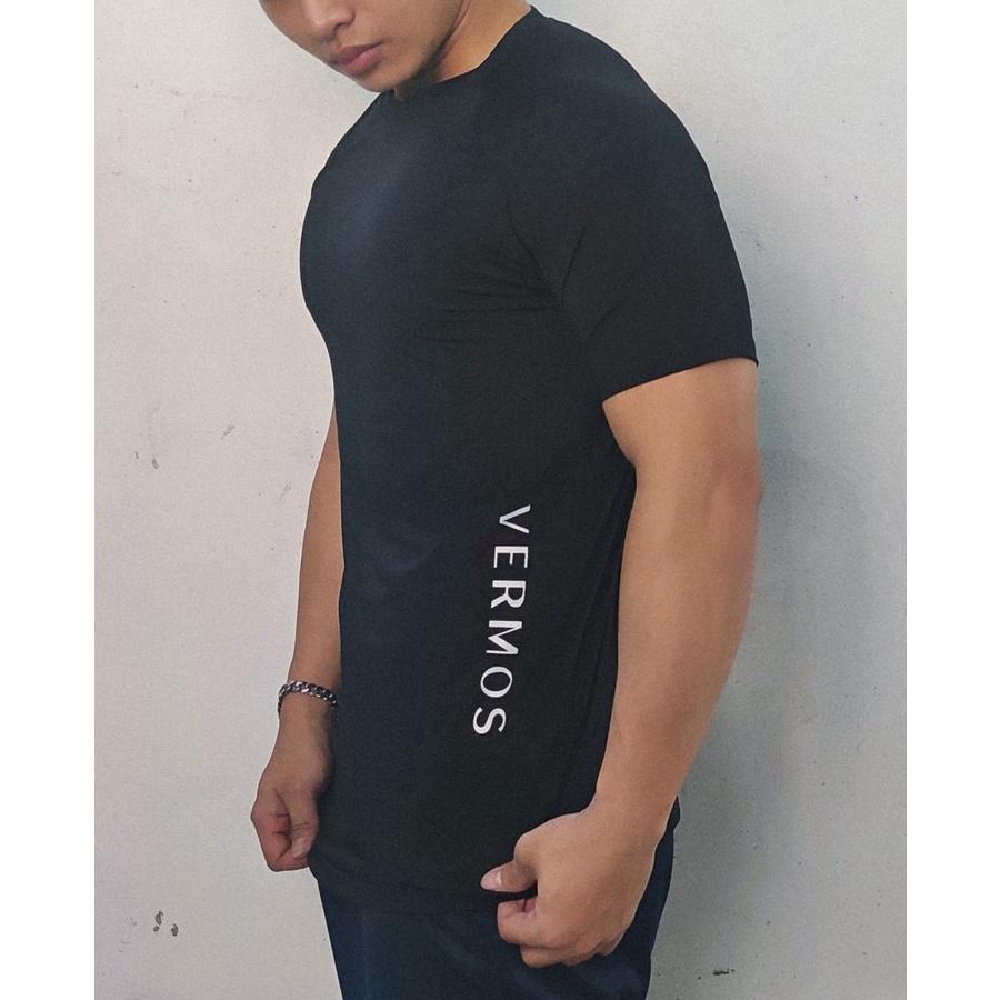 Áo Thun Thể Thao Nam,Áo Tập Gym Nam VERMOS V2 Đen