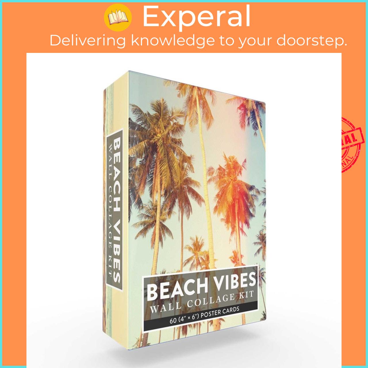 Sách - Beach Vibes Wall Collage Kit - 60 (4" × 6") Poster Cards by Unknown (US edition, Cards)