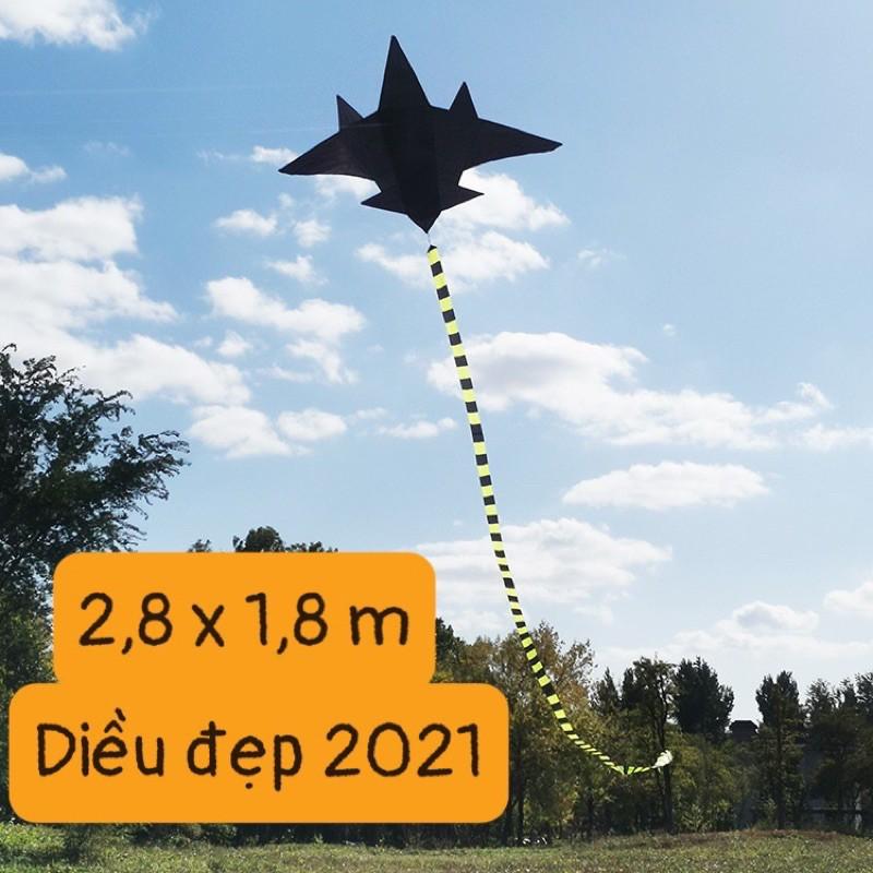 - Diều máy bay SIZE KHỦNG - Tặng tay cầm thả diều 150m dây + túi vải con diều