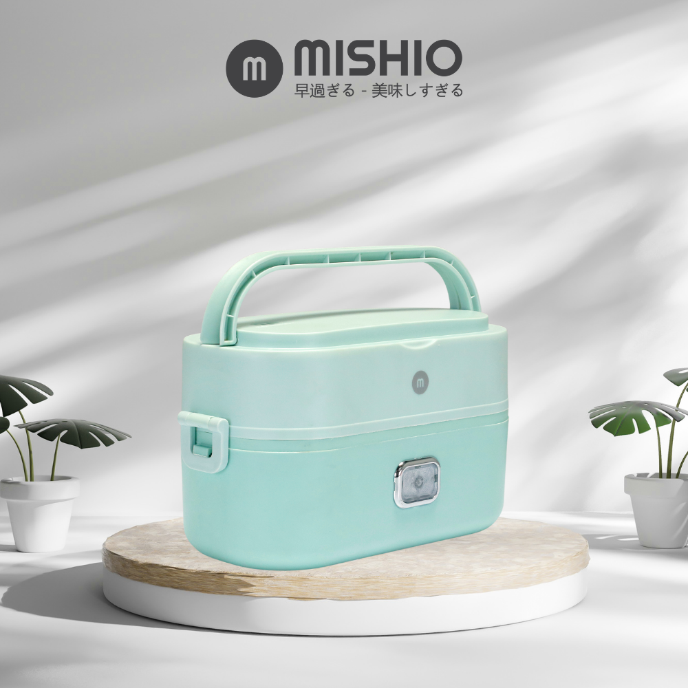 Hộp Hâm Cơm, Thức Ăn 2 tầng Mishio MK317 inox 304 - Hàng chính hãng