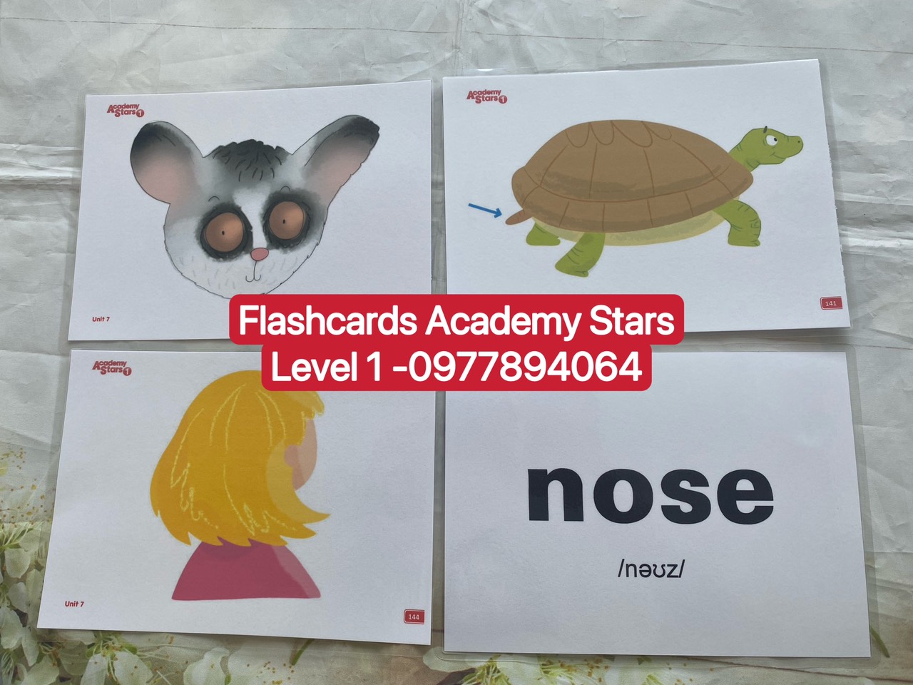 Flashcard ACADEMY STARS 1 (Size A5 ép plastics)