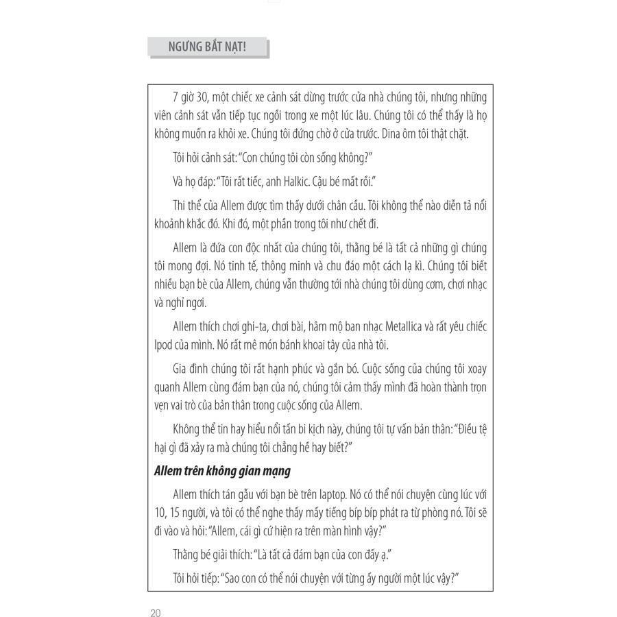 Sách- Ngưng Bắt Nạt - Cuốn Sách Thúc Đẩy Chúng Ta Cùng Nhau Hành Động