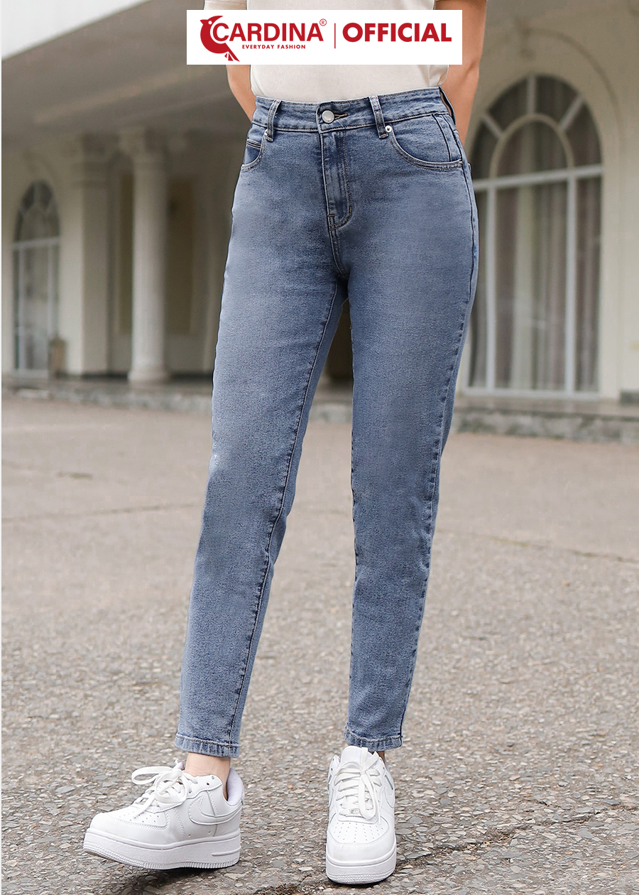 Quần Jeans Nữ  Cao Cấp Dáng Skinny Cài Khuy Có Khóa Kéo 2QF16 (Không Kèm Áo)