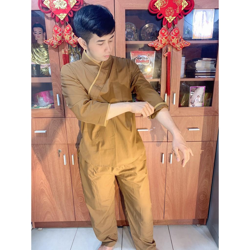 ĐỒ LAM ĐI CHÙA Mẫu Chéo Nhật Nam SS1