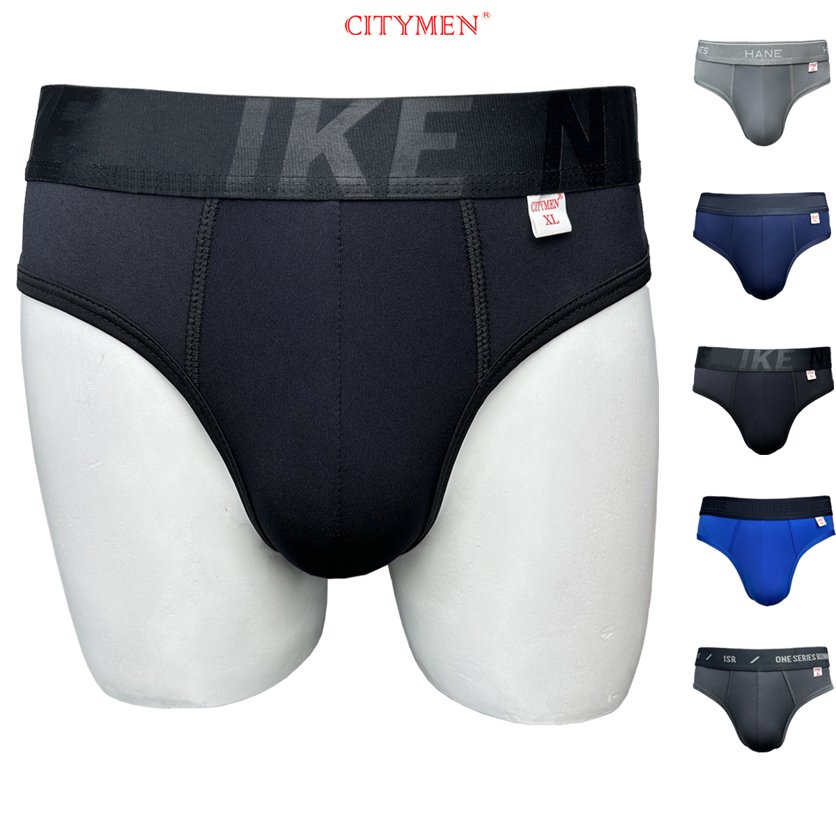 Quần Lót Nam nhiều lưng vải thun lạnh co giãn 4 chiều hiệu CITYMEN màu ngẫu nhiên, đồ lót - LMTK-MULTIAL