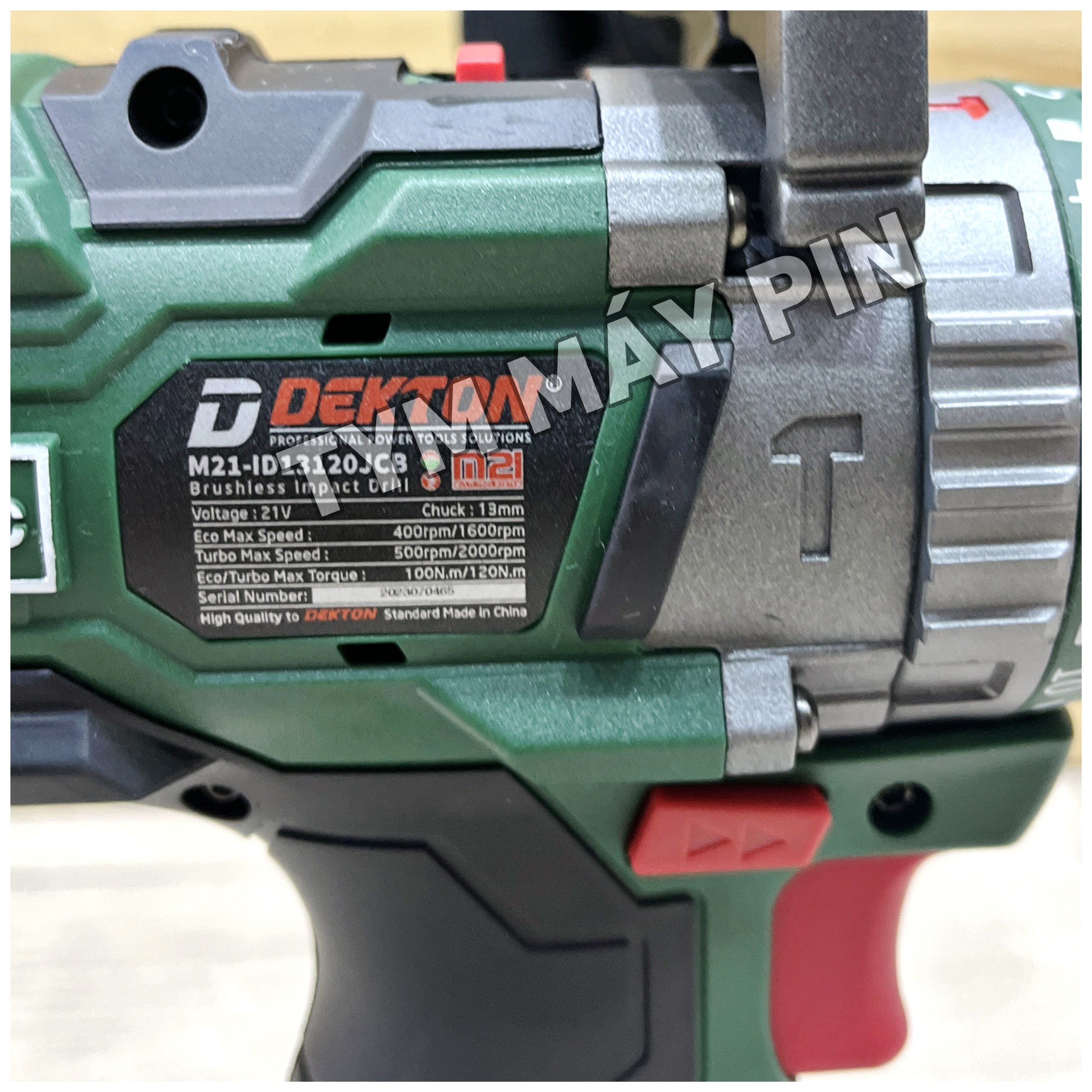 Bộ Máy khoan pin 3CN Dekton M21-ID13120JCB – – tym máy pin