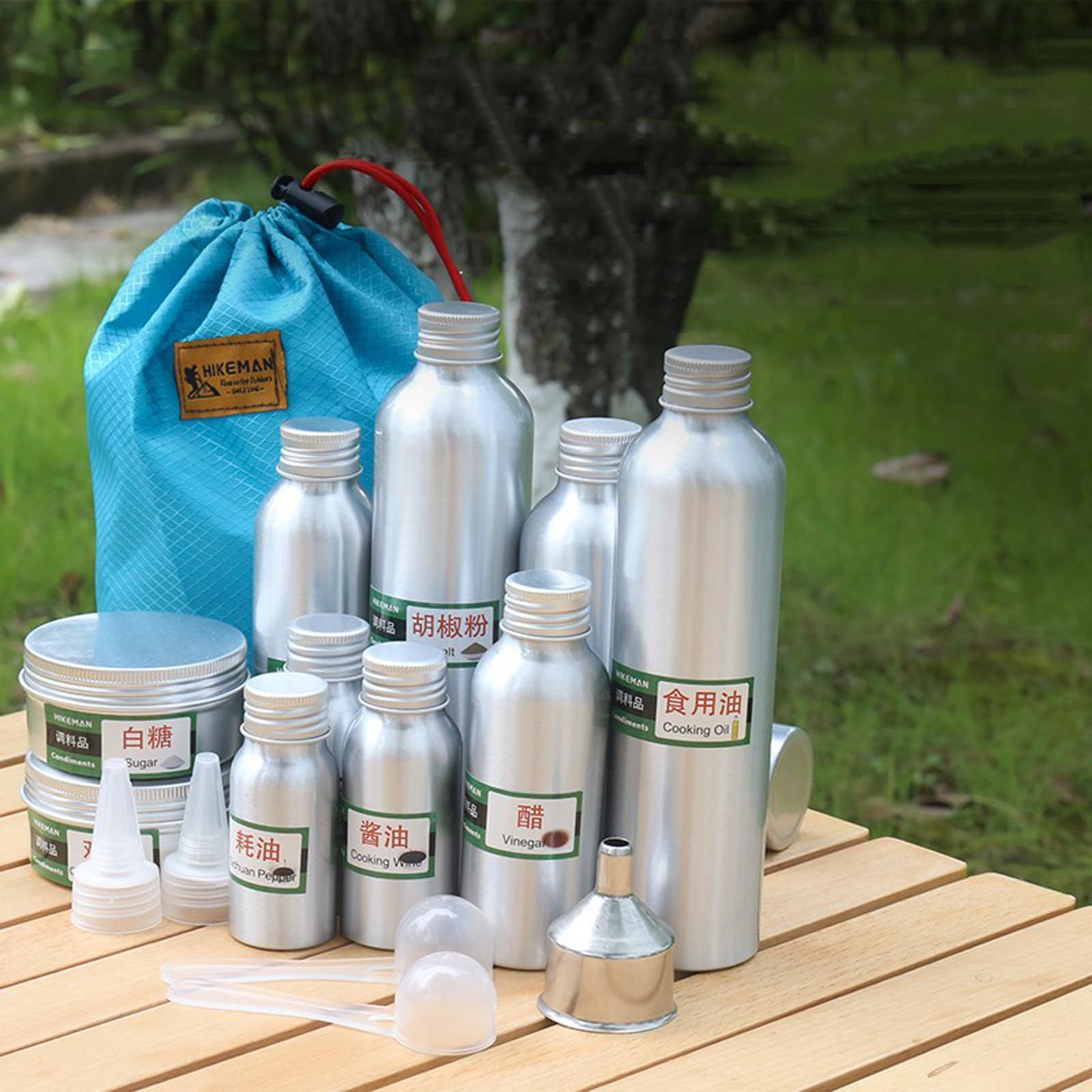 Outdoor Camping Tableware Seasoning Bottles for Hiking Camping