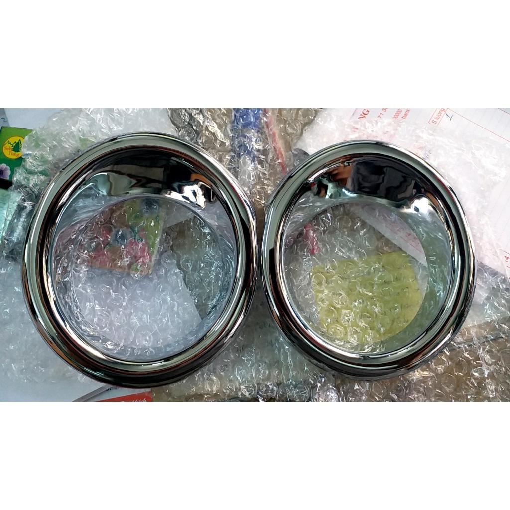 Ốp đèn gầm trước xe Toyota Fortuner 2012 - 2016 mạ crom cao cấp