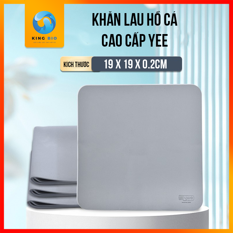 Khăn lâu chuyên dụng kính bể cá cao cấp Yee không xù lông, không làm xước kính