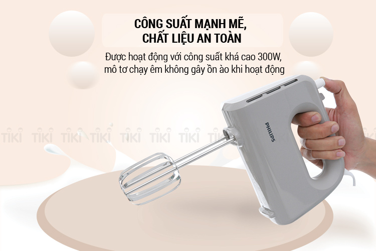 Máy Đánh Trứng Philips HR3705 (300W) - Hàng Chính Hãng