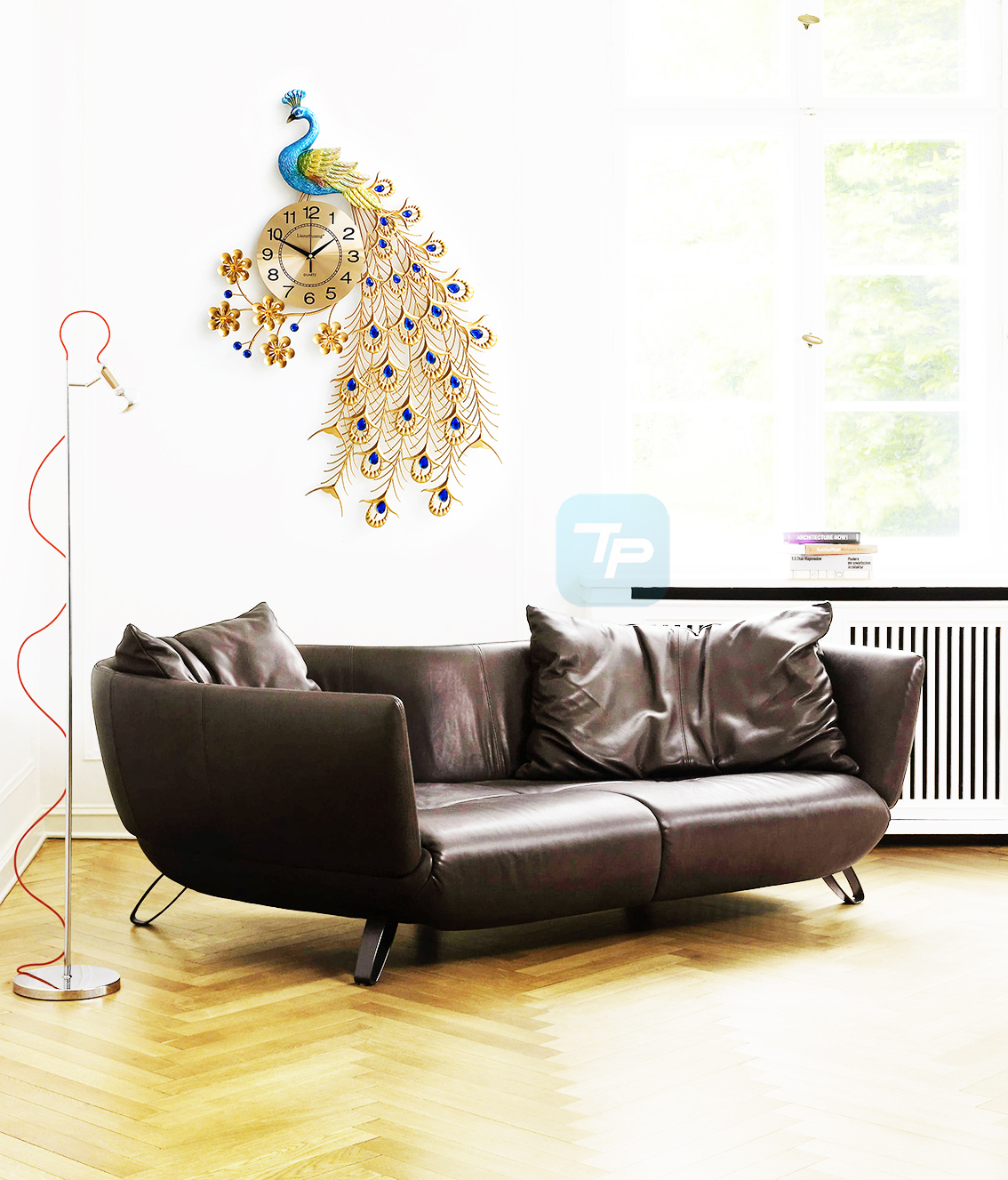 Đồng Hồ Treo Tường Chim Công 32