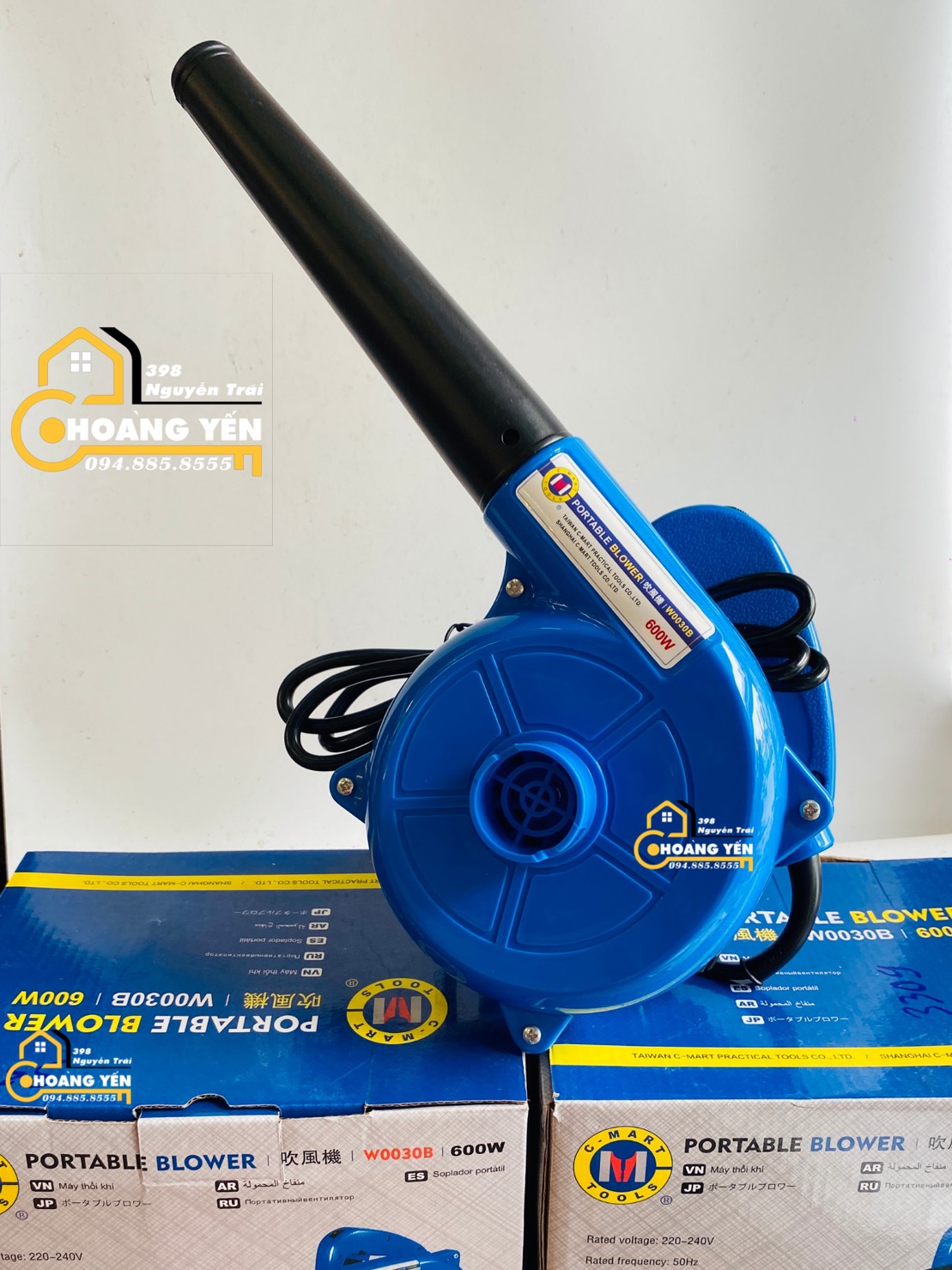Máy thổi bụi C-mart W0030 cầm tay cực khỏe 600w