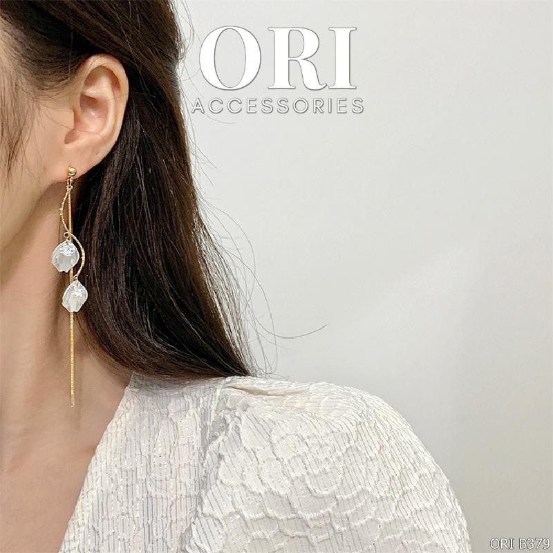Bông tai nữ dáng dài Flora độc đáo xinh xắn ORI ACCESSORIES B379