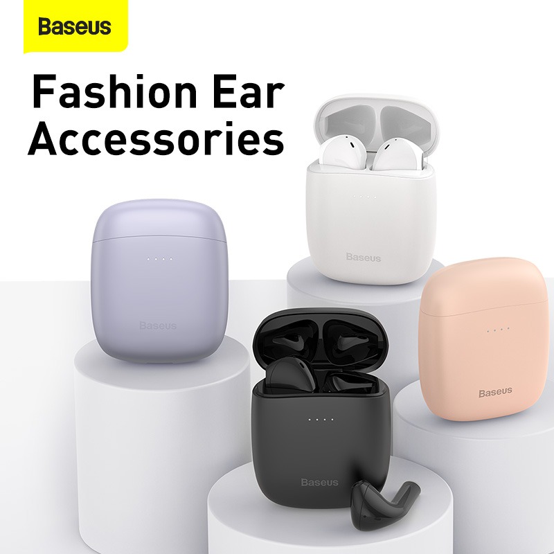 Tai Nghe Nhét Tai Baseus Không Dây Bluetooth 5.0 TWS Encok W04 / W04 Pro Âm Thanh Hifi - Hàng Chính Hãng