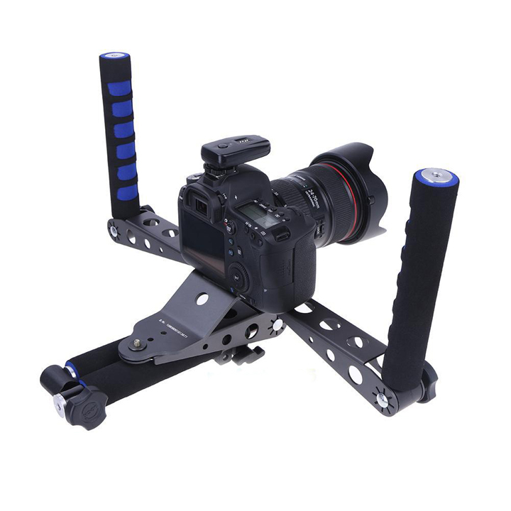 Khung rig vác vai kim loại quay phim DSLR shoulder rig Movie RL01