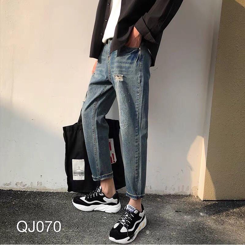 QUẦN JEAN BAGGY NAM XANH WASH- QJ070 - KBT.65