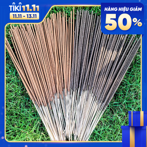 Set 50cây nhang Cam Sả và nhang Bồ Kết Dương Minh nhang sạch 100% thành phần tự nhiên hương không hóa chất hương thơm an toàn