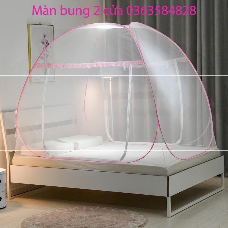 Mùng chụp tự bung 2 cửa, màn chụp đỉnh rộng 1m6x2m, 1m8x2m, 2m2x2m