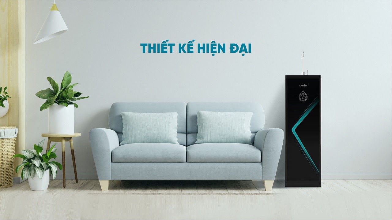 Máy lọc nước RO Mỹ 10 lõi Karofi KAQ-D58 Aiotec RO - Giao trước lắp sau miễn phí toàn quốc - Bảo hành 36 tháng - Hàng chính hãng
