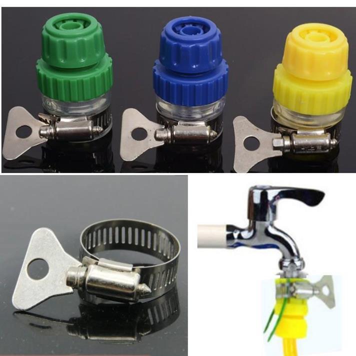 ️ Bộ dây vòi xịt nước rửa xe, tưới cây . tăng áp 3 lần, loại 20m 206236 đầu đồng,đai +tặng mở chai