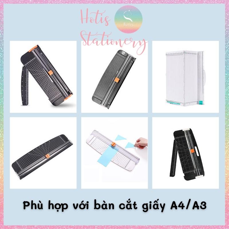 Set 4 dao thay thế bàn cắt giấy A4/ A3 DIY