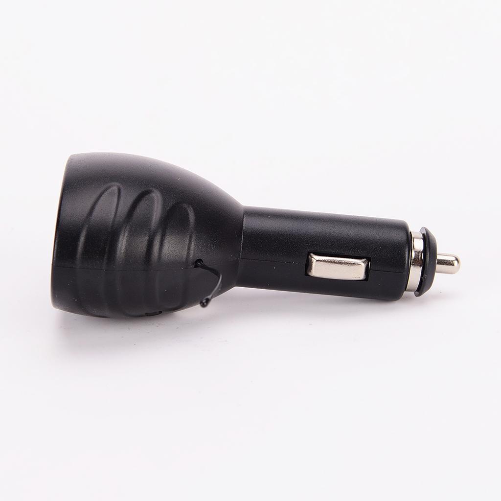 3 in 1 Car Digital LED Voltmeter Gauge +Thermometer + Dual USB Power Charger