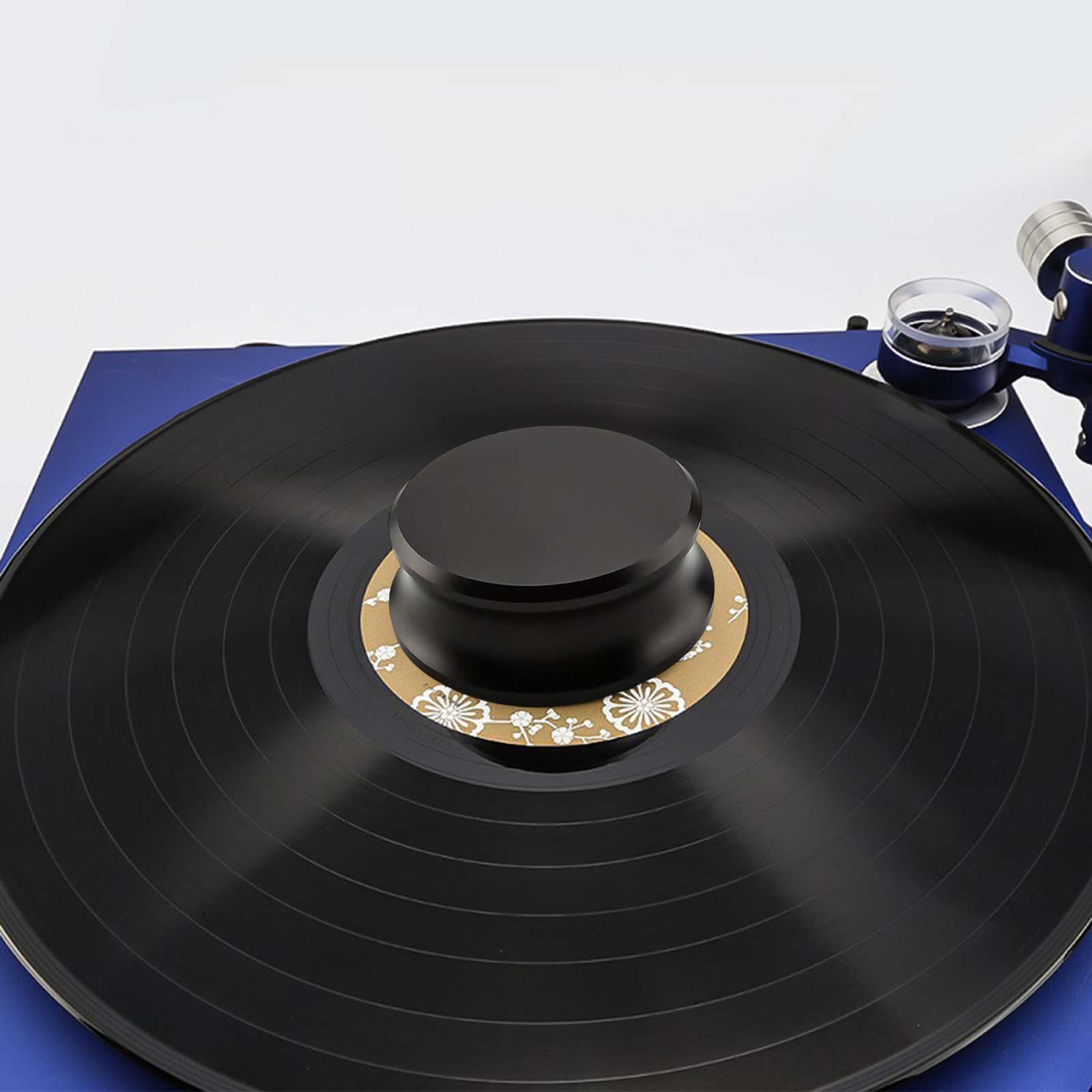 Turntable Disc Record Stabilizer Level Disc Pad Turntable Weight Clamps for HiFi Record Player