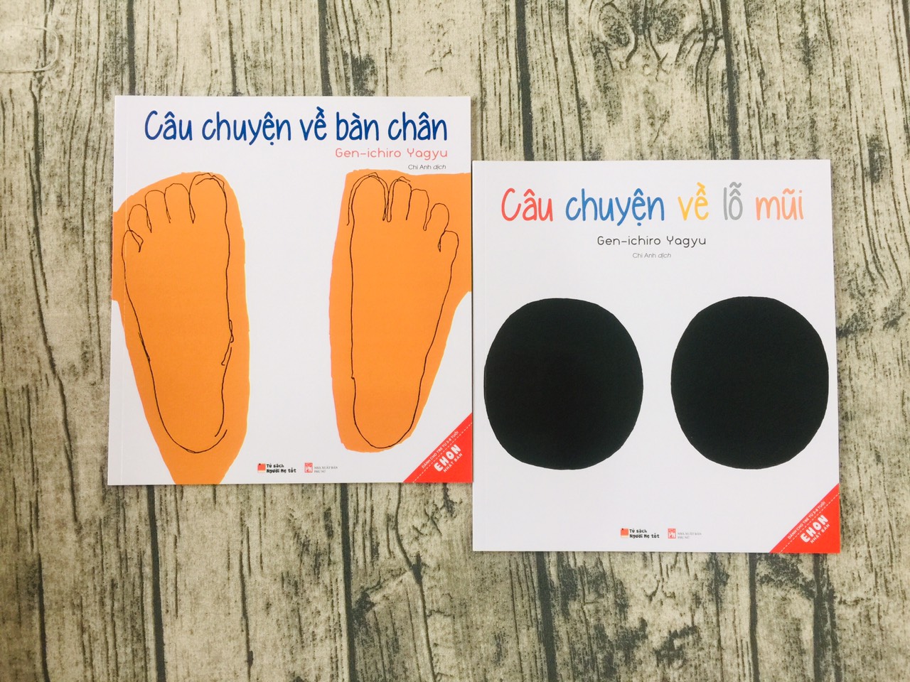 Combo  2 cuốn Câu Chuyện Về Bàn Chân và Câu Chuyện Về Lỗ Mũi