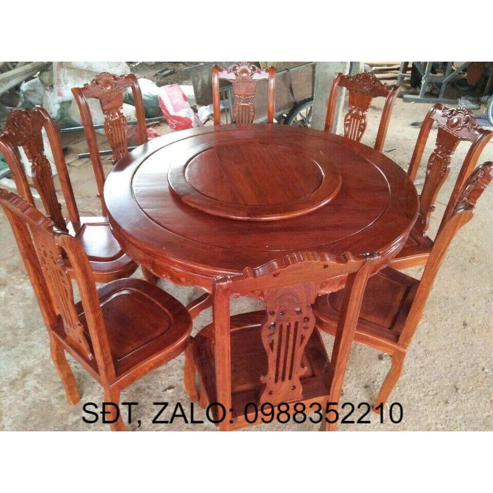 Bộ Bàn Ghế Ăn Gỗ Hương Đá