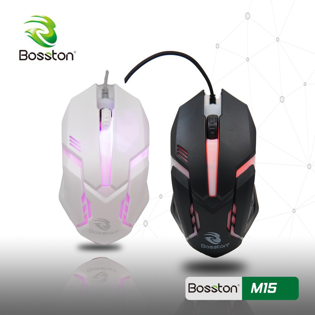 Mouse Bosston M15 LED USB - JL- HÀNG CHÍNH HÃNG