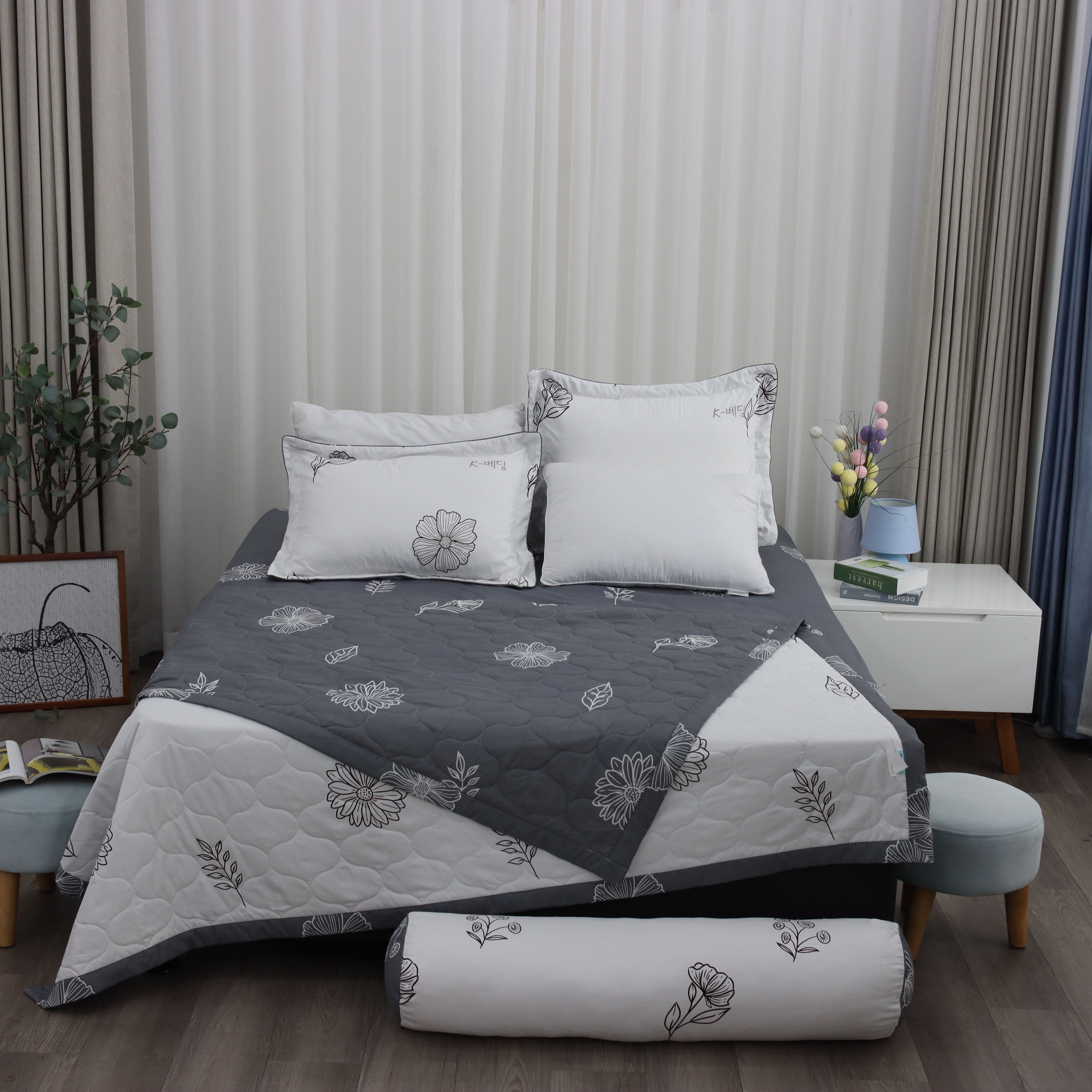 Chăn chần bông K-bedding by Everon 1m6x2m (cm) KMP chất vải Microfiber