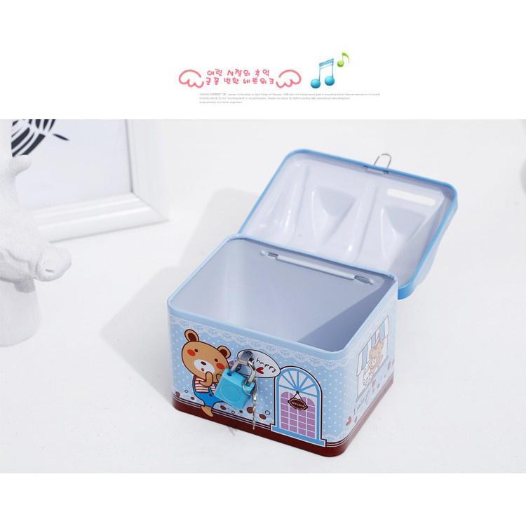 Két sắt mini tiết kiệm hình ngôi nhà