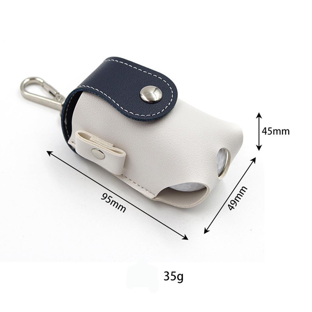 2 x Waterproof Golf Ball Bag Durable Storage Pouch Tee Holder Outdoor Sports Accessory